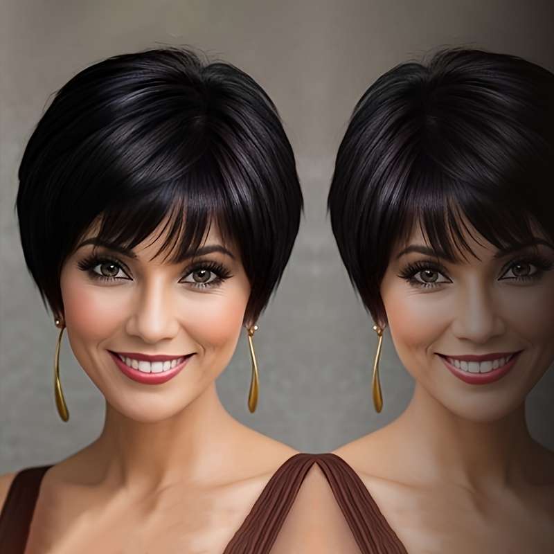 1B Womens Wigs Hair Length 15.24Cm