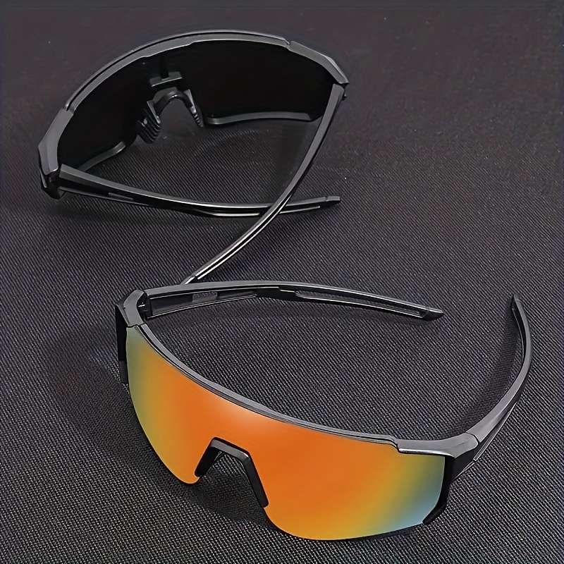 Cycling Glasses Color 2Pcs Black Red Combination