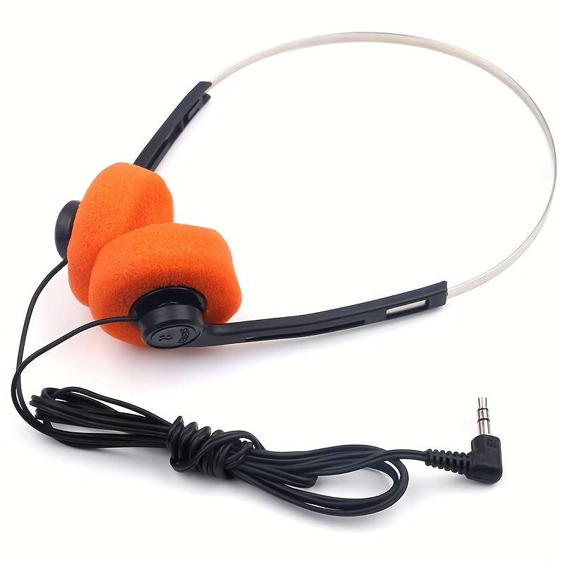 Wired Headphones Orange Model F003