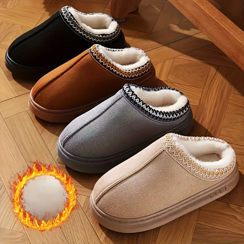 Cotton Slippers Color Black Sizeuk 7.5-8