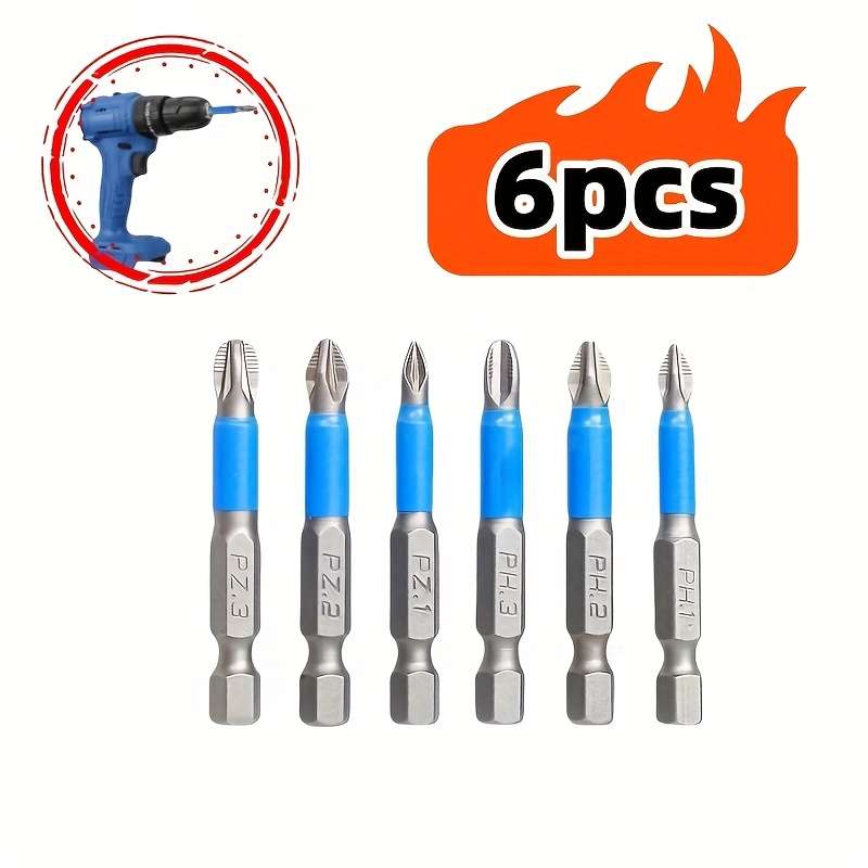 Screwdriver Bit Tool Set Quantity 6 Pieces In A Set