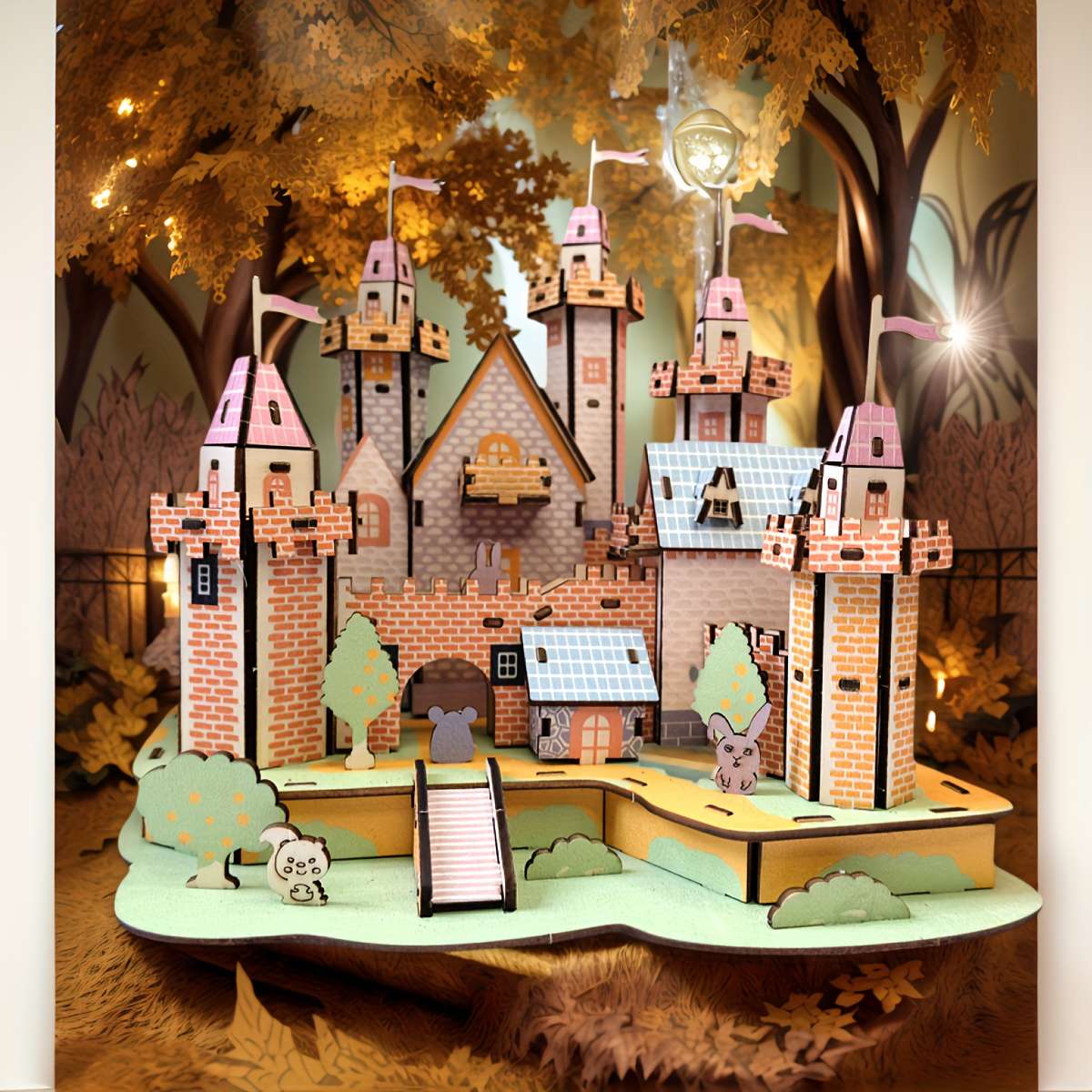 Building Toy Architectural Model Toy Set Model Fairy Tale Castle