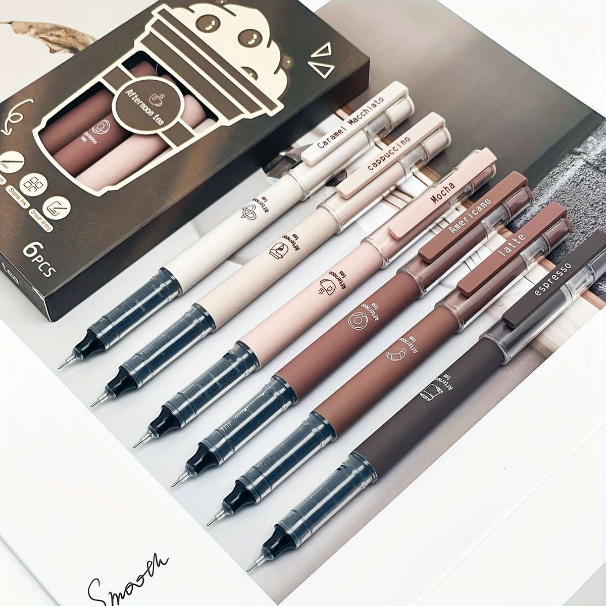 Pen color Polychrome Quantity6pcs