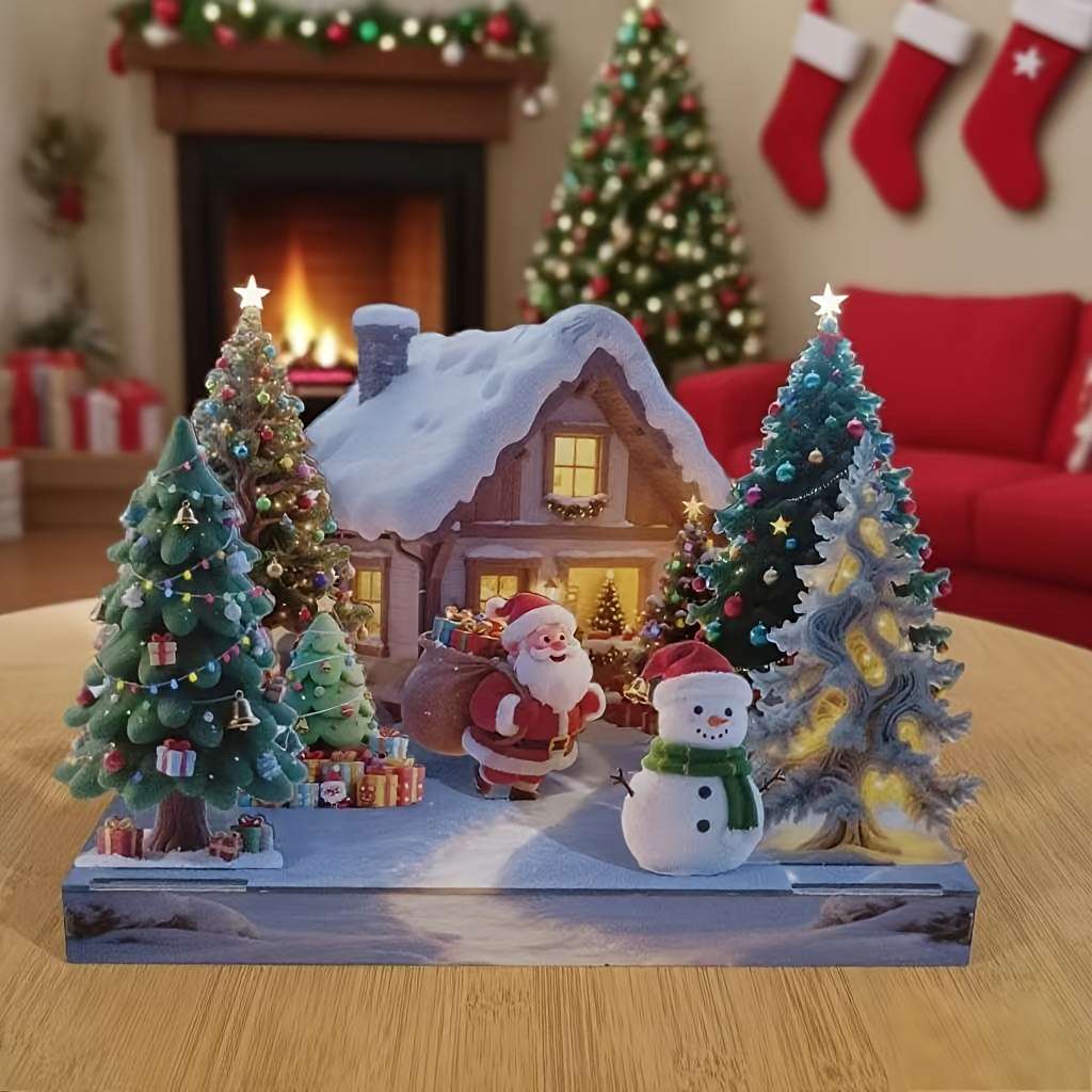 Building Toy Architectural Model Toy Set Model Christmas Ornaments