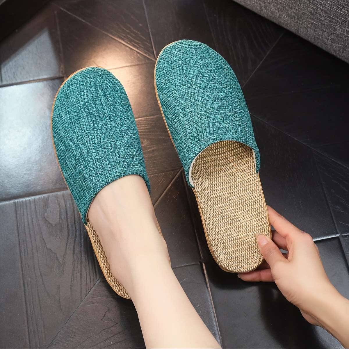 Cotton Slippers Color Red Sizeuk 6.5-7