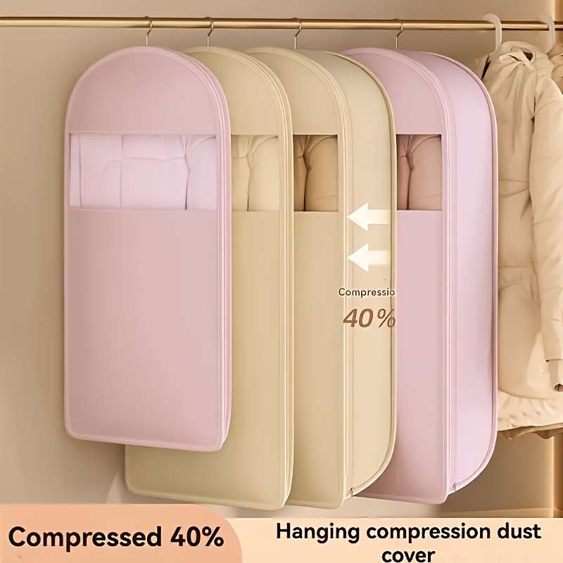 Storage Bag Color  Beige 2 Hangers  1 Garment Dust Cover Sizemiddle