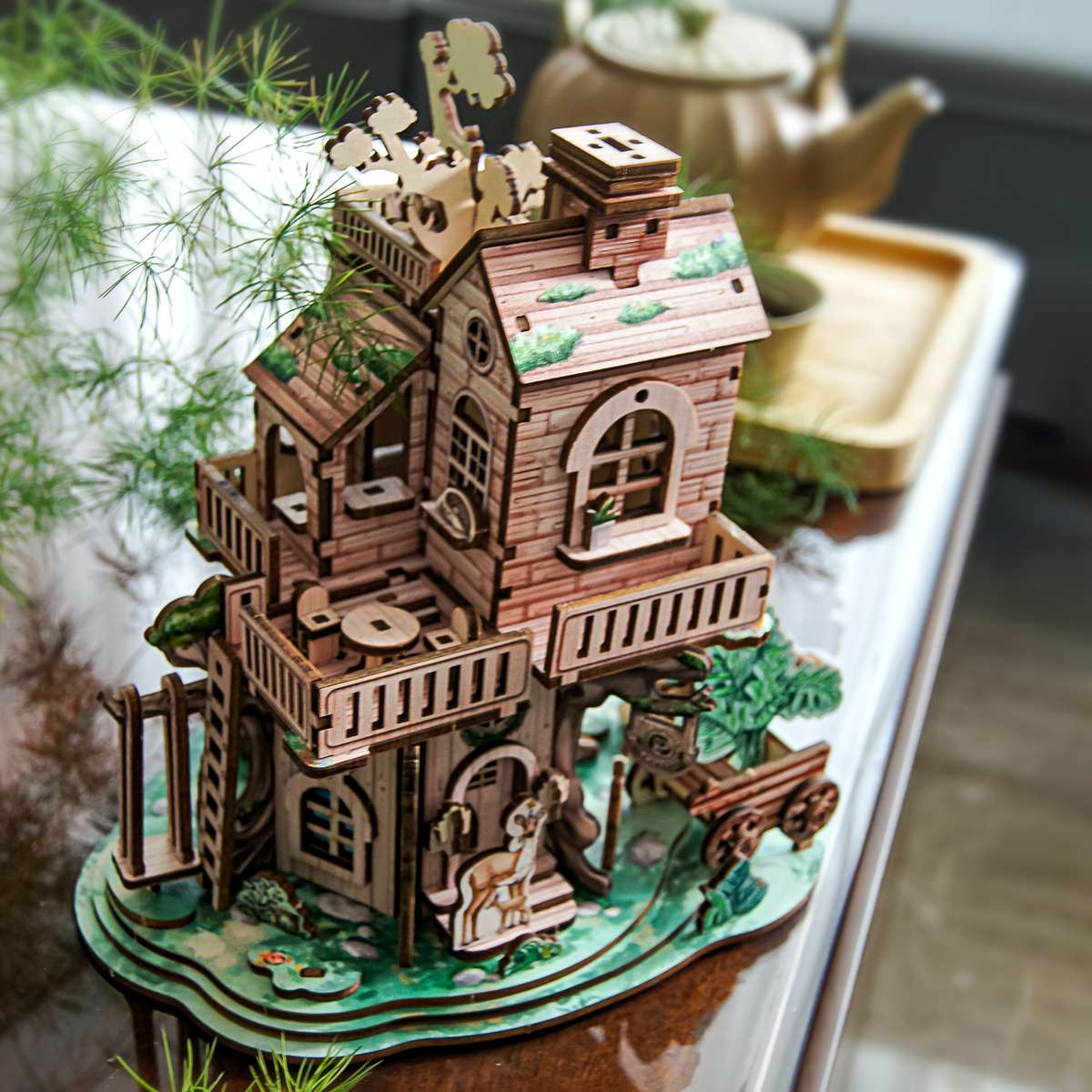 3D Model Desktop Ornaments Model Treehouse1