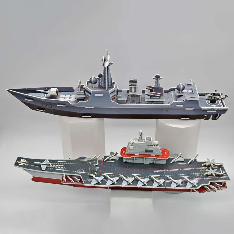 3D Jigsaw Puzzle Model Ship Model Blue Bomber
