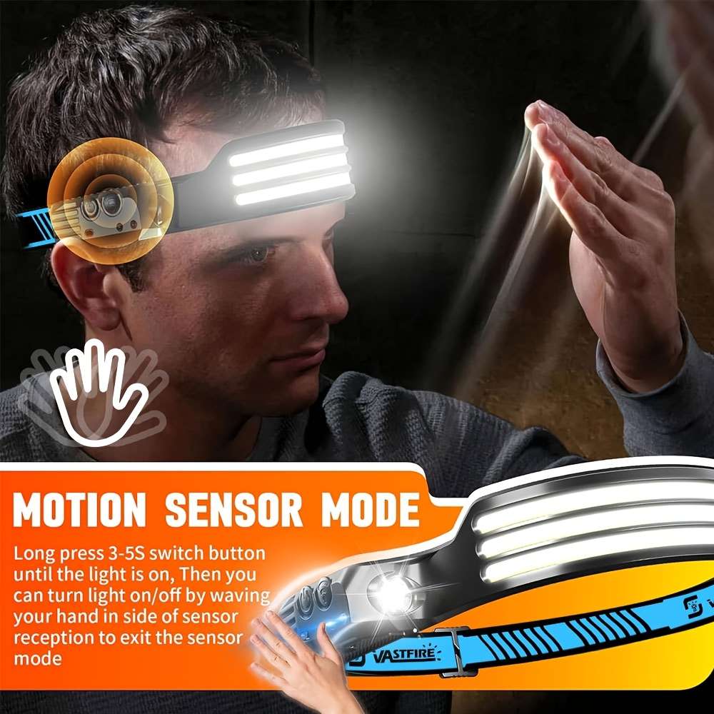 Headlamp Model 1*Led 3*Cob Quantity6Pcs