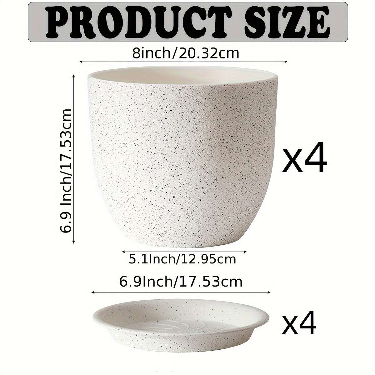 Flowerpot Color White