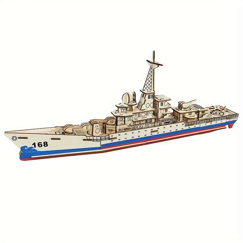 3D Jigsaw Puzzle Model Ship Style Destroyer