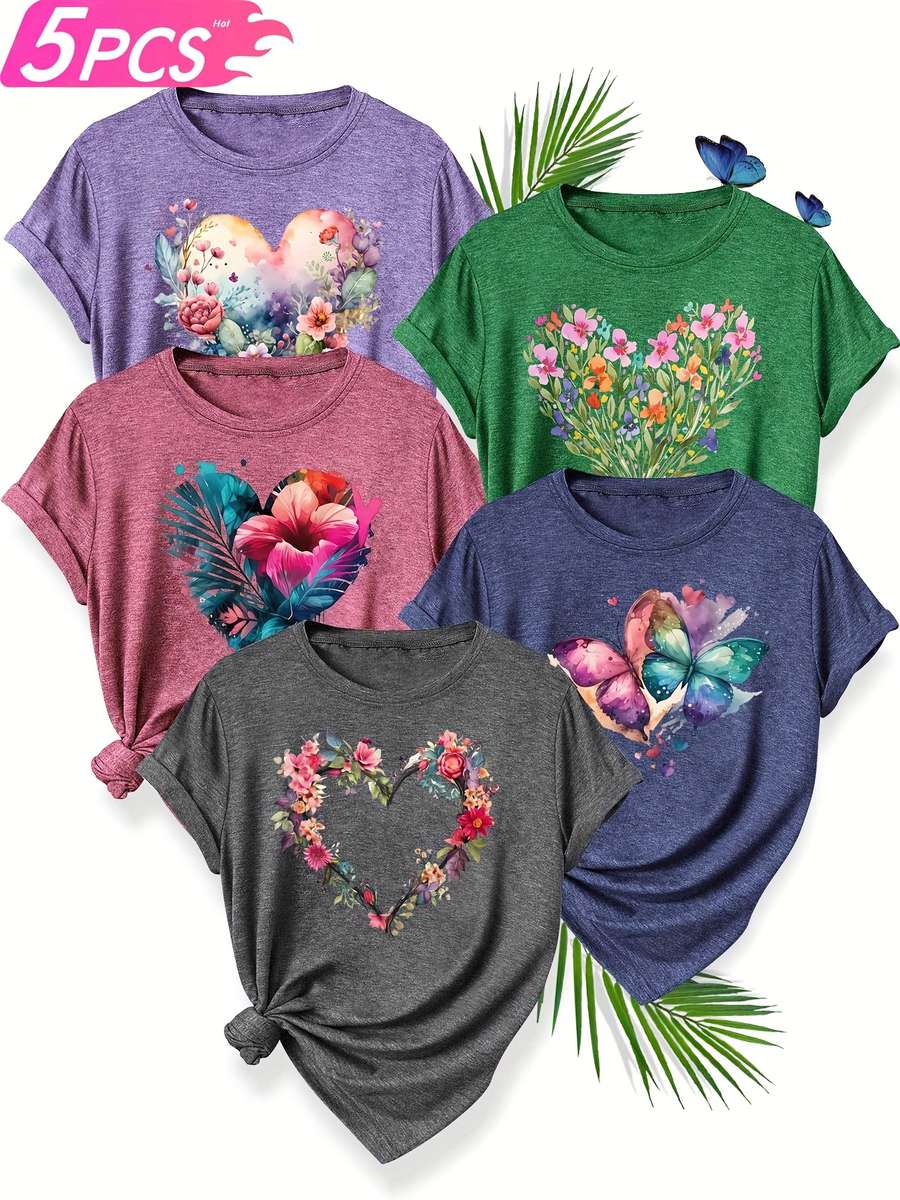 Womens T Shirt Color Peacock Blue Periwinkle Green Cardi Deep Space Gray Sizes