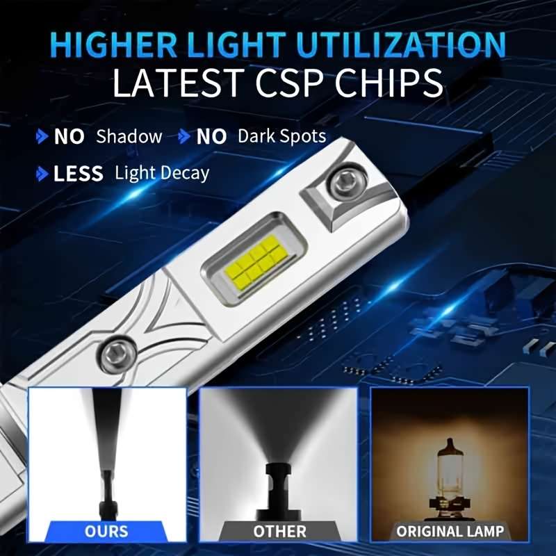 Car Lights Items 2Pcsh16500K