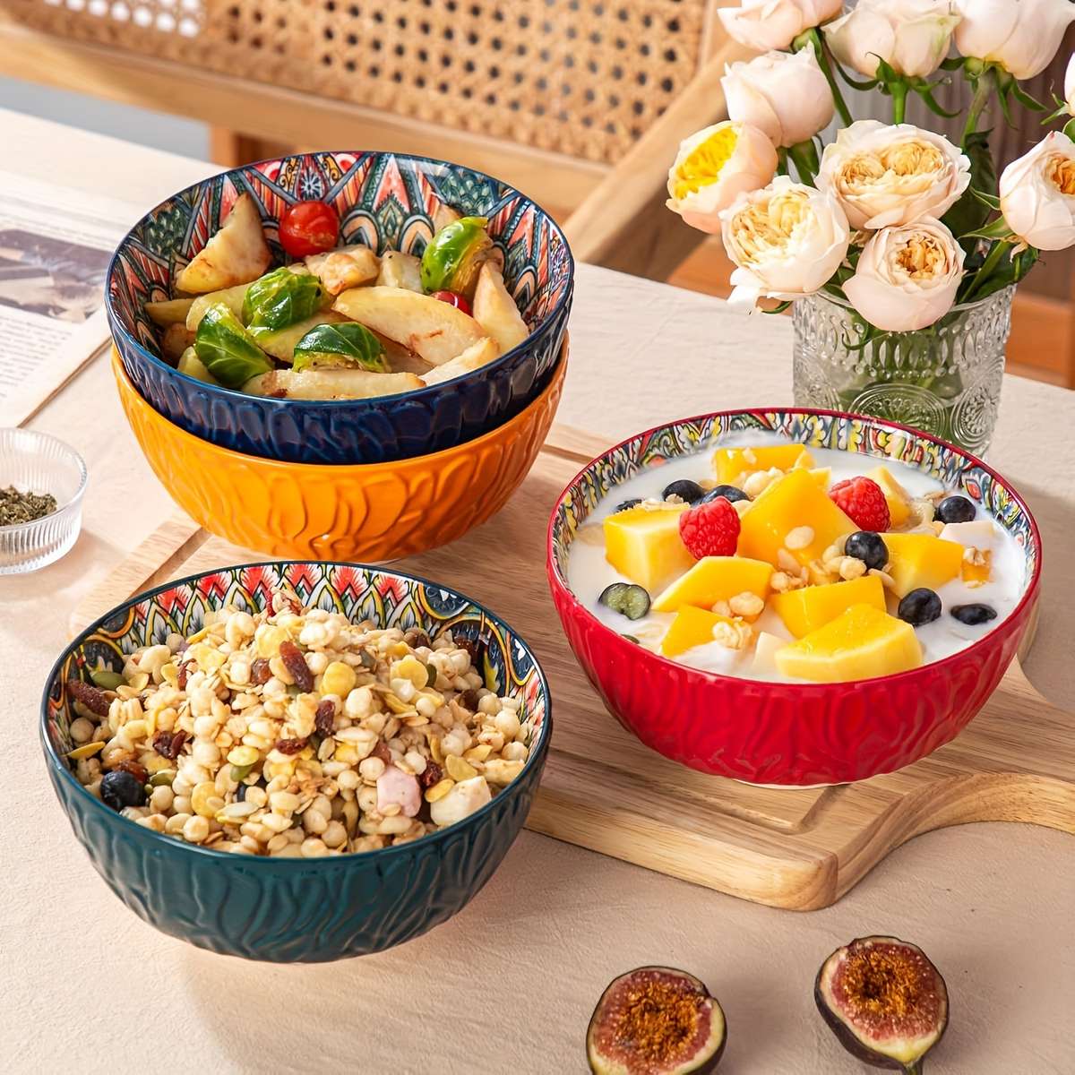 Bowl Color Color Mix A Red  Blue