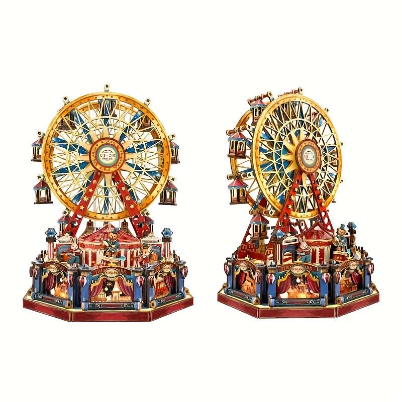 3D Building Model Puzzle Set