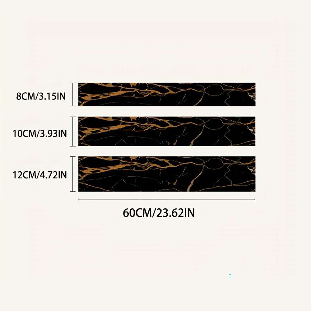 Skirting Board Gray Base Stone Pattern Size 4.72In*23.62In12Cm*60Cm
