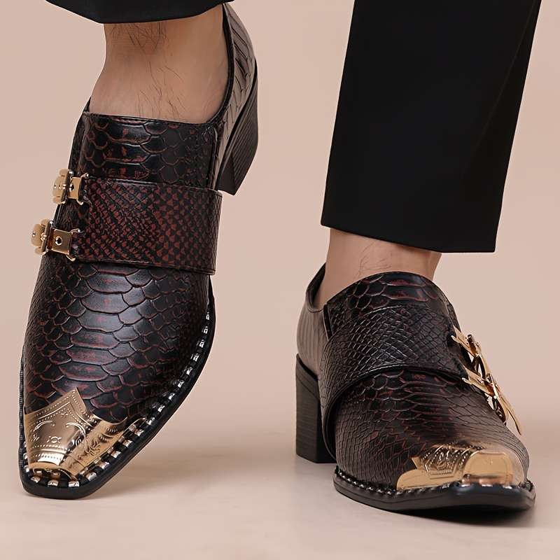 Mens Leather Shoes Color Black Sizeuk 10