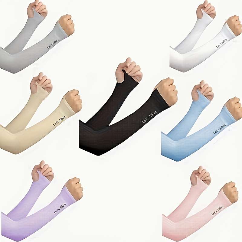 Sunscreen Sleeves Color 2Pcs Random
