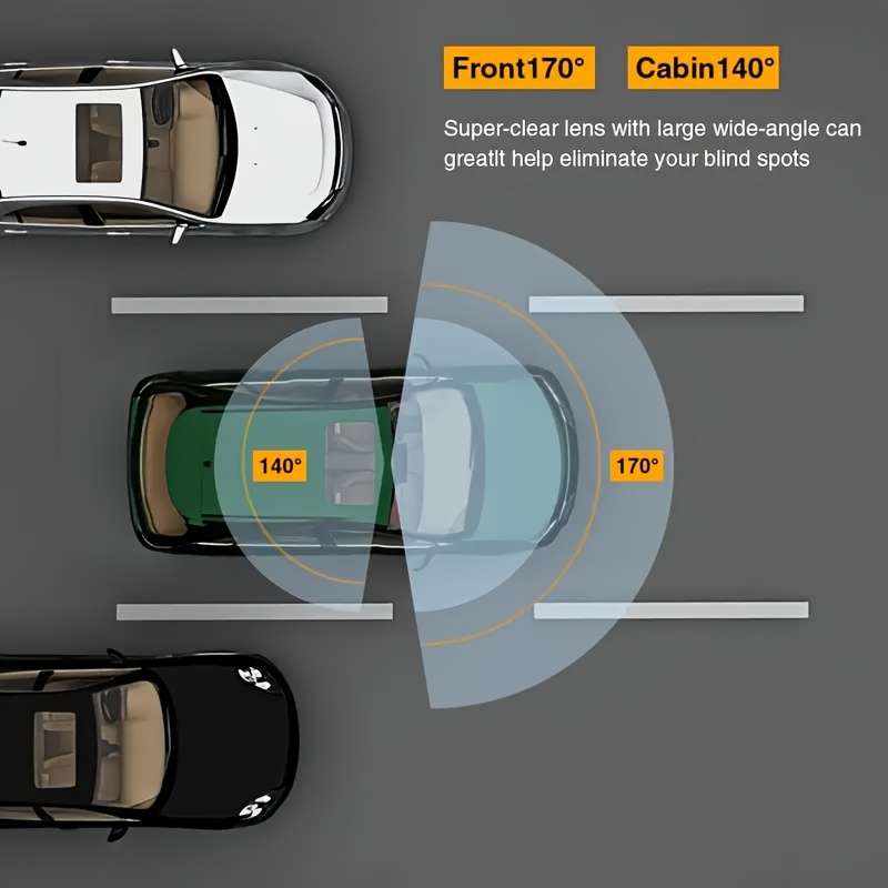 Superior Exclusive Dash Cam Cameras Car Blind Spot Assist Video Recorder Wide