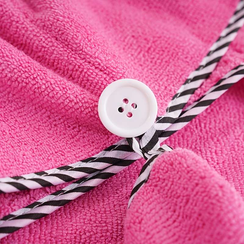 Hair Turban 1 Purple Hair Drying Cap