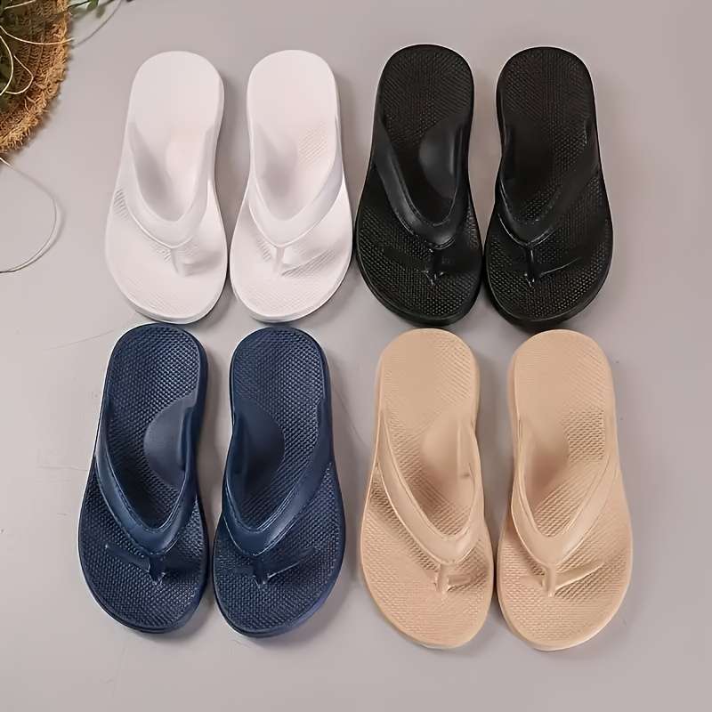 Ladies Summer Flip Flops Khaki Uk 8.5-9