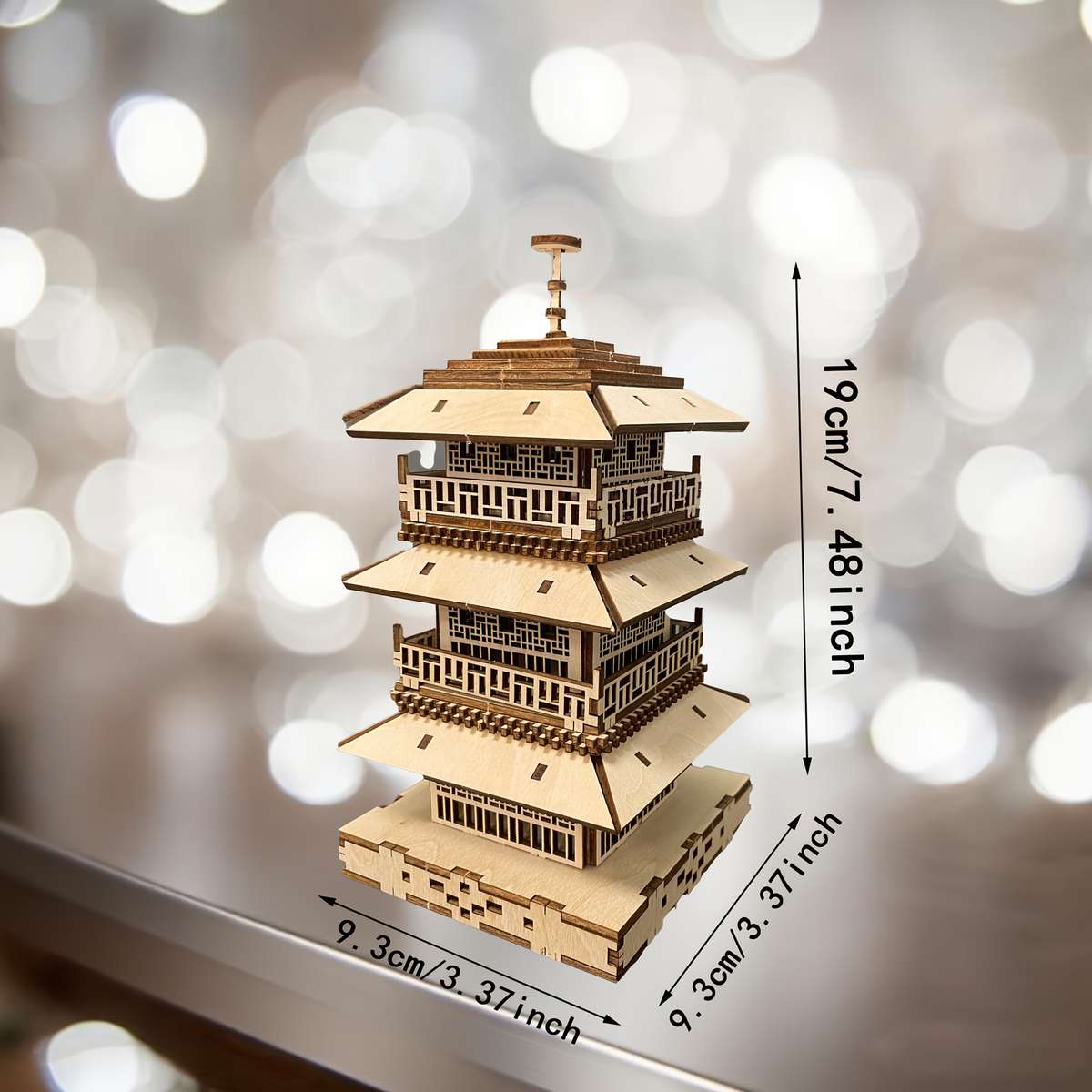 Building Toy Architectural Model Toy Set Model Three Story Tower