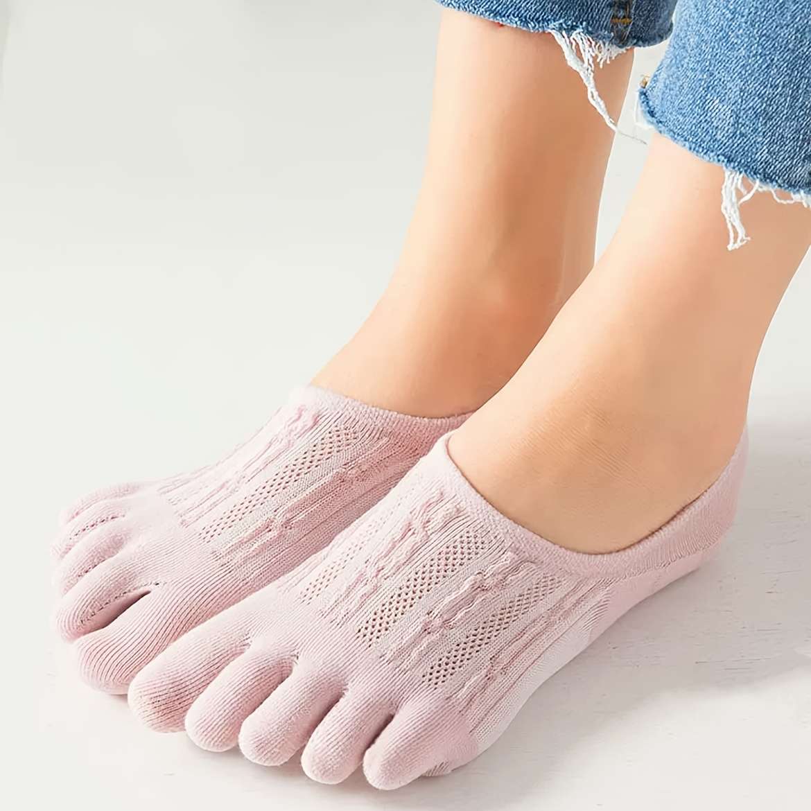 Women S Socks Color Colored Boat Cotton 5 Pairs Size Onesize
