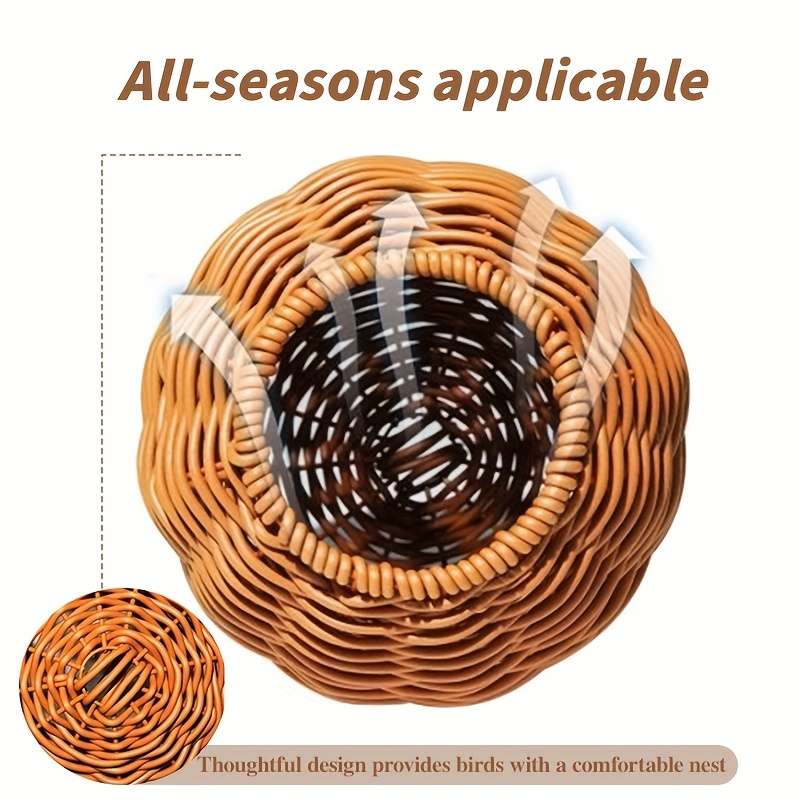 Professional Luxury Rust proof Eco friendly Durable Iron Woven Parrot Nest