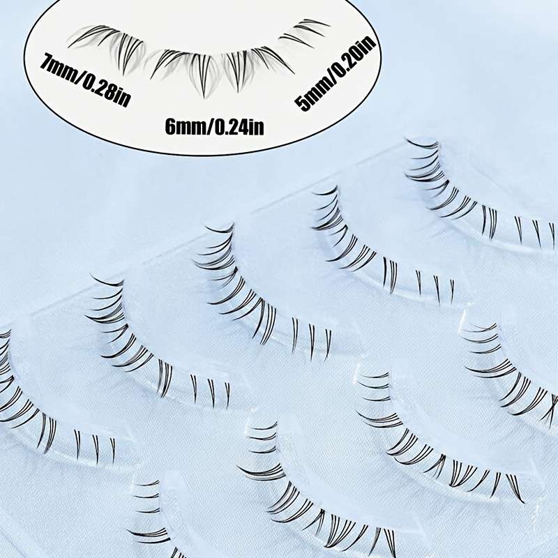 False Eyelashes Color Black