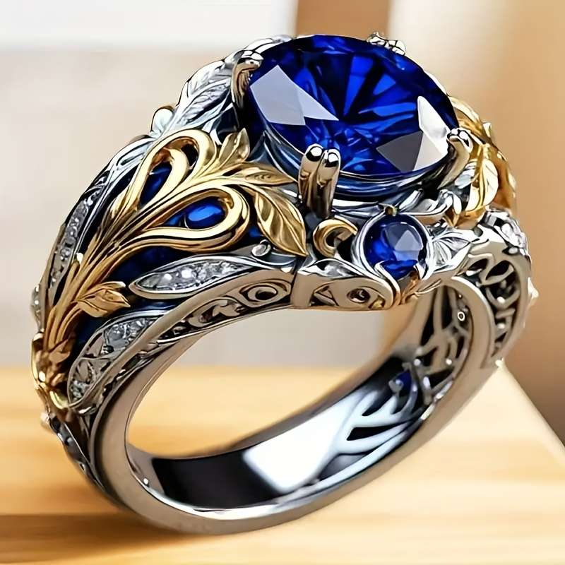 Vintage Fashion Comfort Fit Stackable Ring Size 7