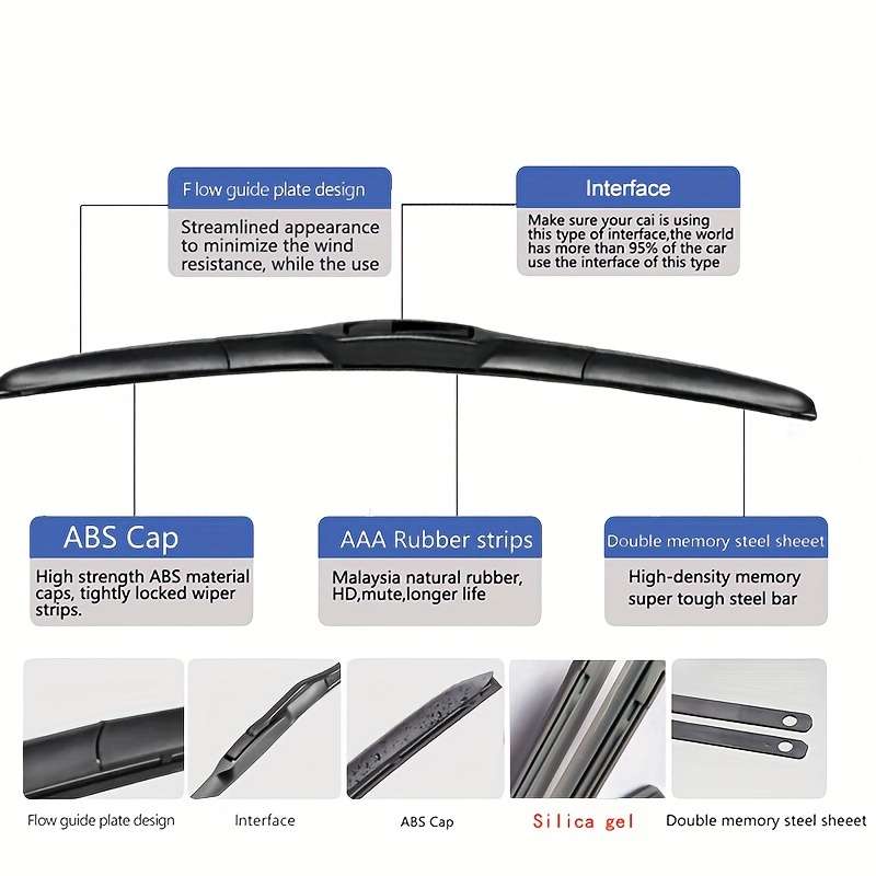 Windshield Wipers Items 3Pcs