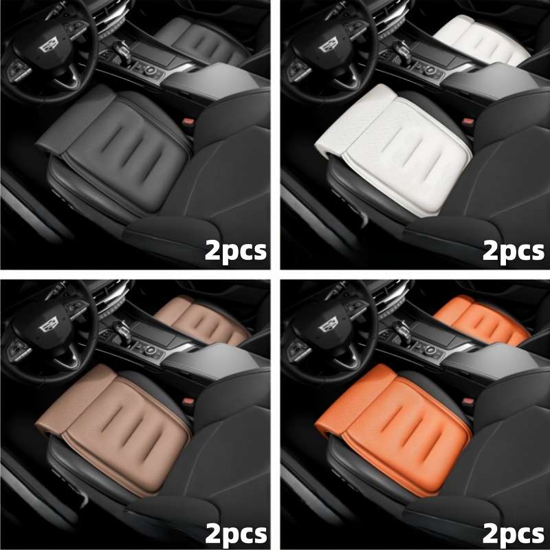 Car Seat Cushion Brown 2Pcs