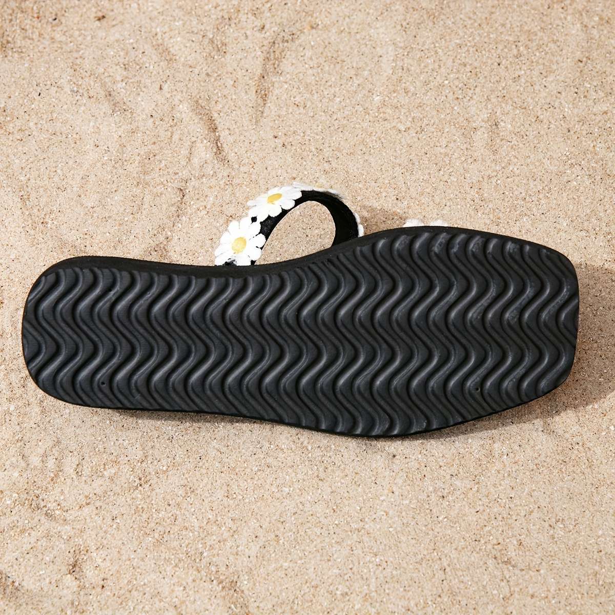 Ladies Summer Flip Flops Black Uk 3