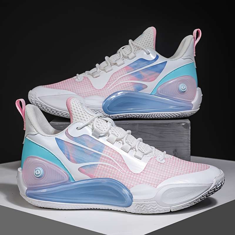 Sneakers White Pink Size Uk 7