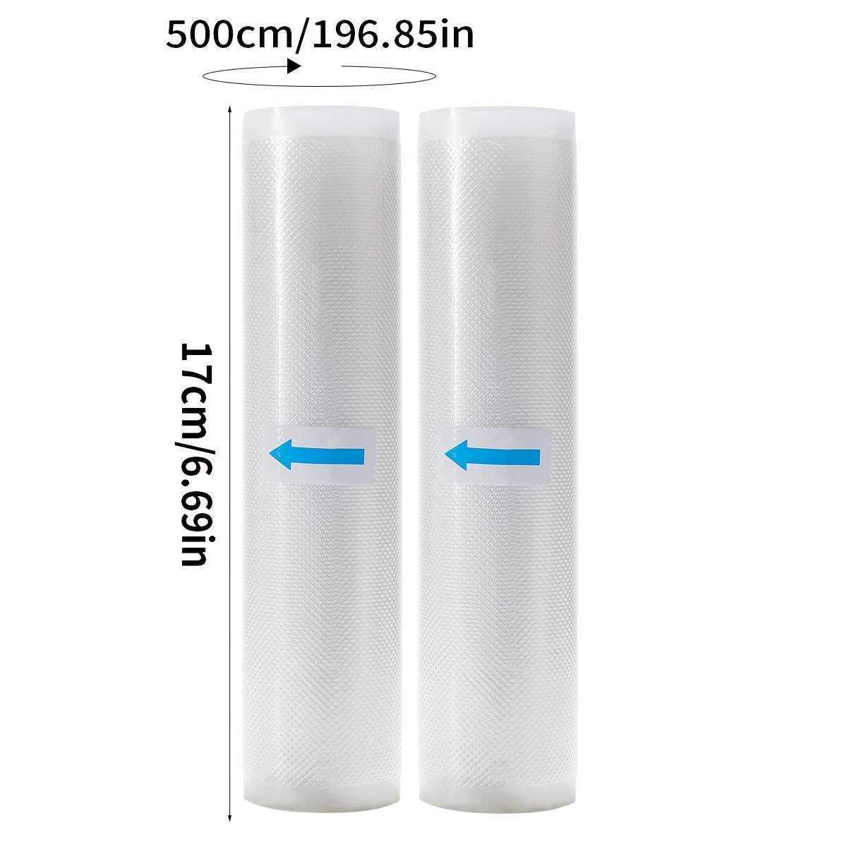 Plastic Wrap Color 17*500Cm*2Pcs