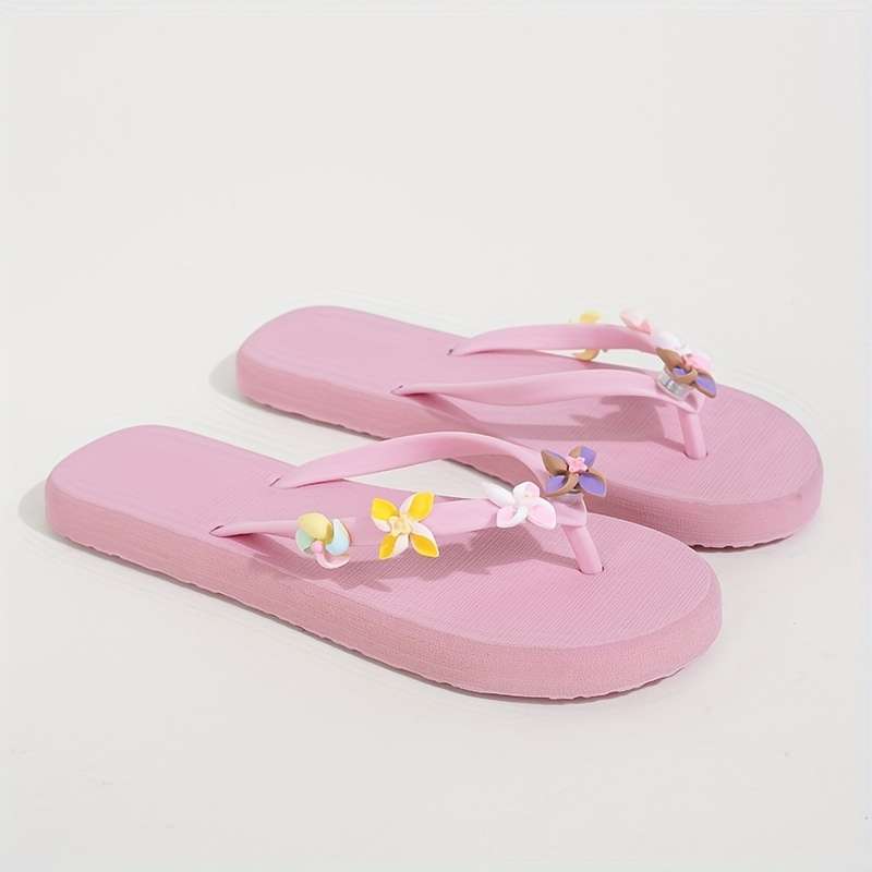 Ladies Summer Flip Flops Pink Color Uk 6.5-7