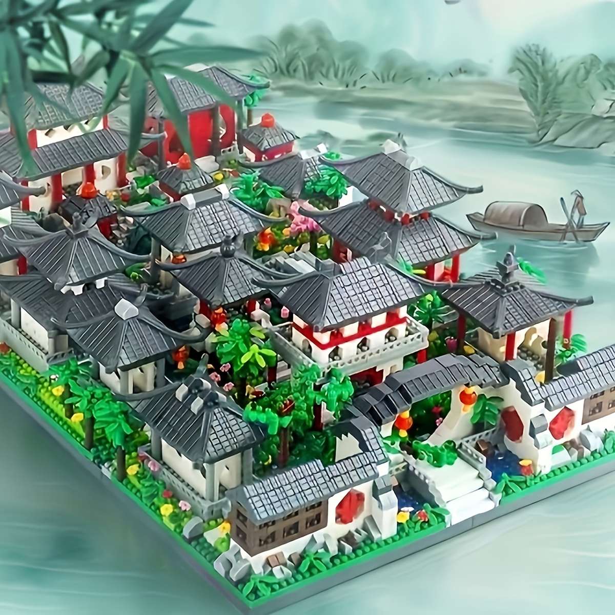 Building Toy Architectural Model Toy Set Color Polychrome