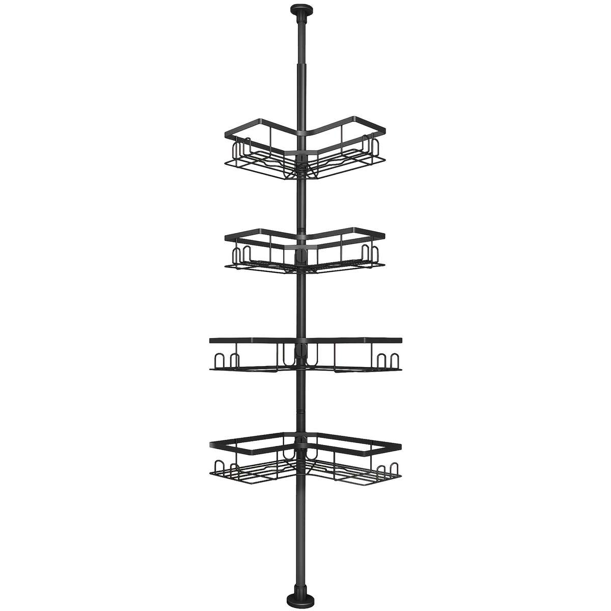 Bathroom Storage Rack Color Floortoceiling Bathroom Shelf