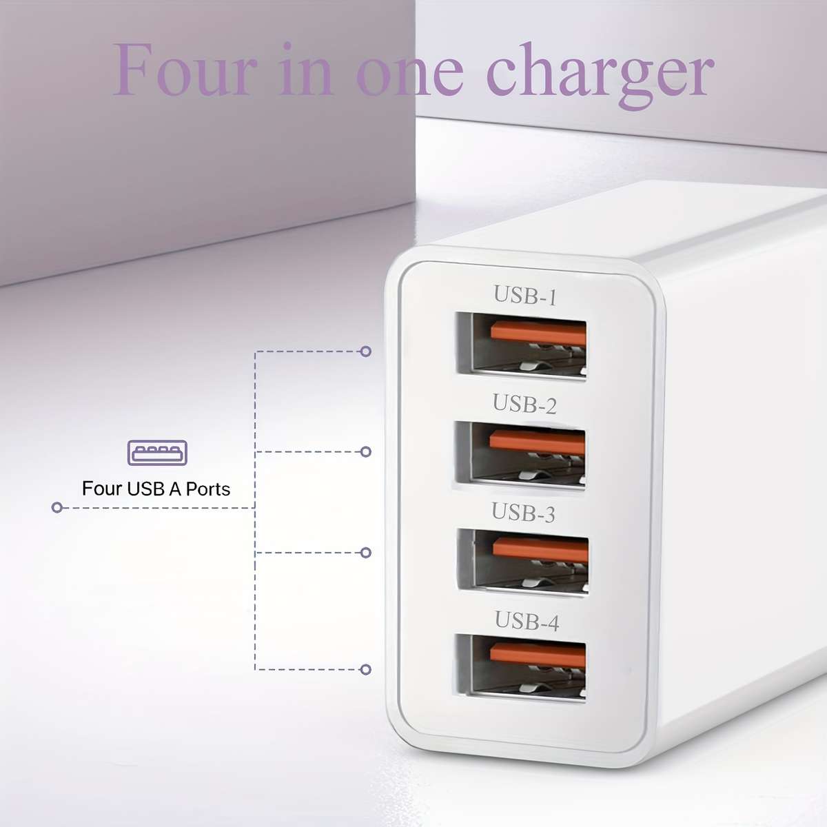 Charger Items Orange Usb Adapter