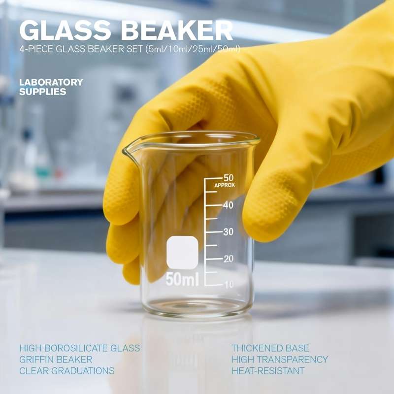 Measuring Cup Items Hightemperature Laboratory Measuring Cup 4Pcs5Ml10Ml25Ml50Ml