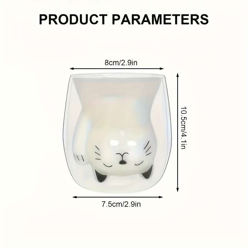 Water Cup Style Kitten Print