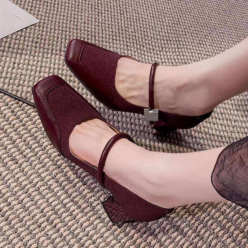 Women S High Heels Color Burgundy Sizeuk 6