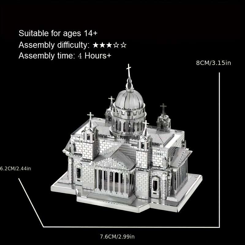 Building Toy Architectural Model Toy Set Items Isaac S Cathedral