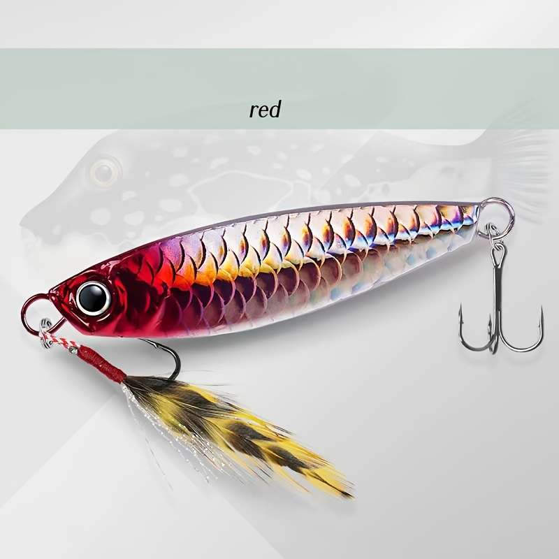 1pc 30g 1.05oz Fishing Lure Casting Jig Graceful Swim High Reflectivity