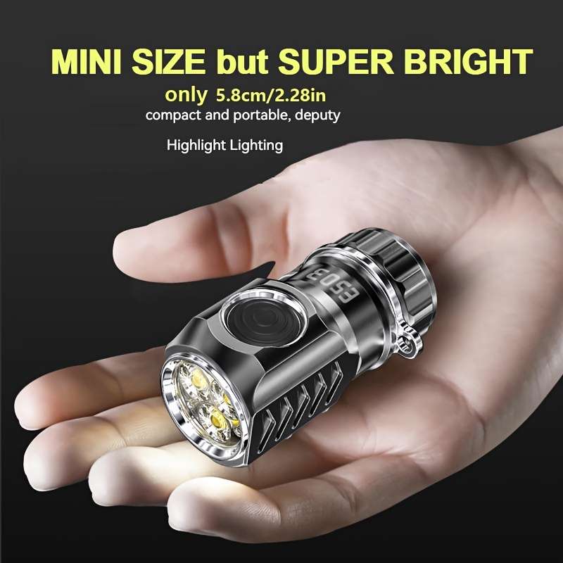 Versatile 1Pc Smiling Shark Led Mini Flashlights Super Home Reliable Solution