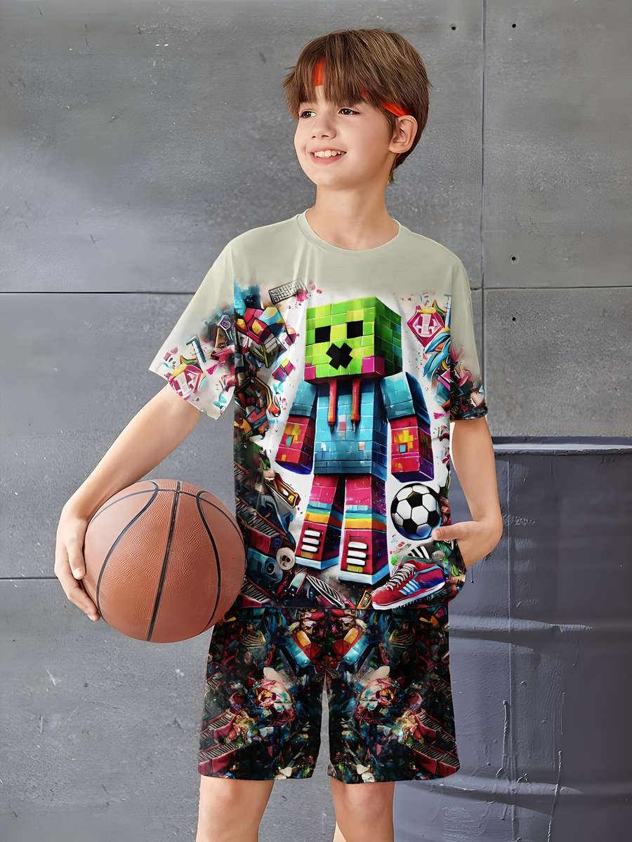 Boys T Shirt Color Mixed Color Size11-12Y