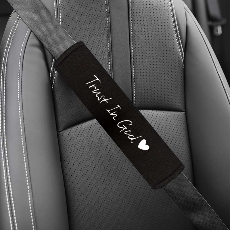Car Seat Belt Covers Black Quantity 2Pcs