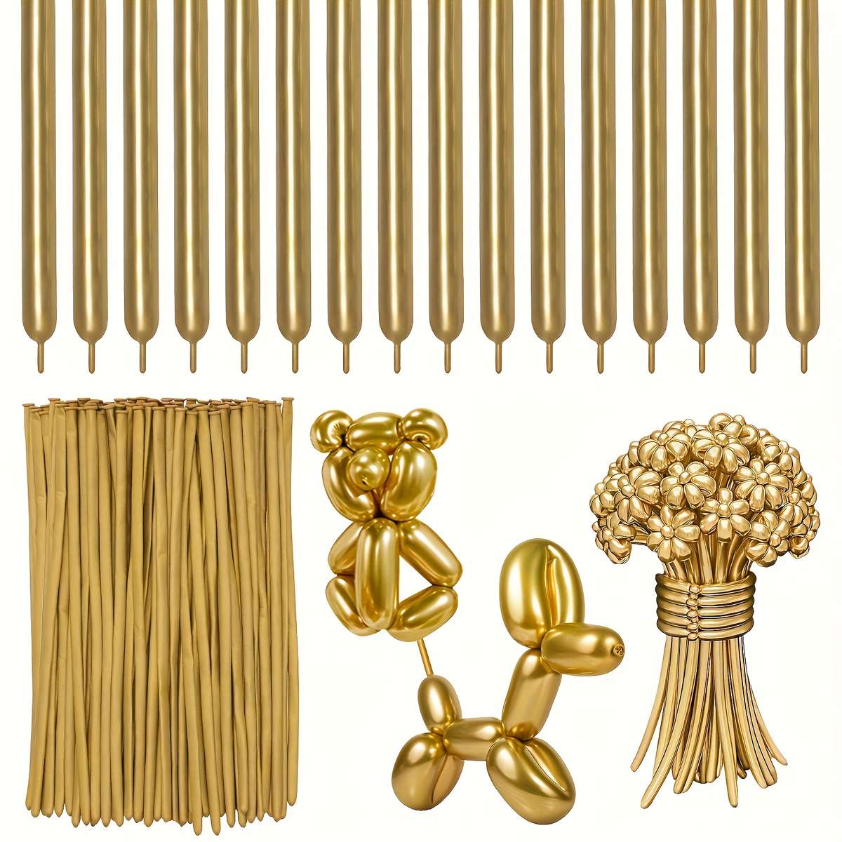 Balloon Quantity 20Pcs Golden