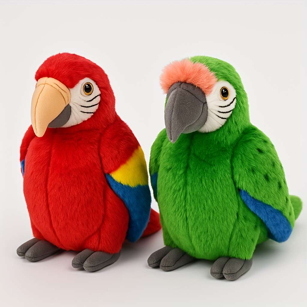 Plush Toyss color Red 24.89cm Parrot