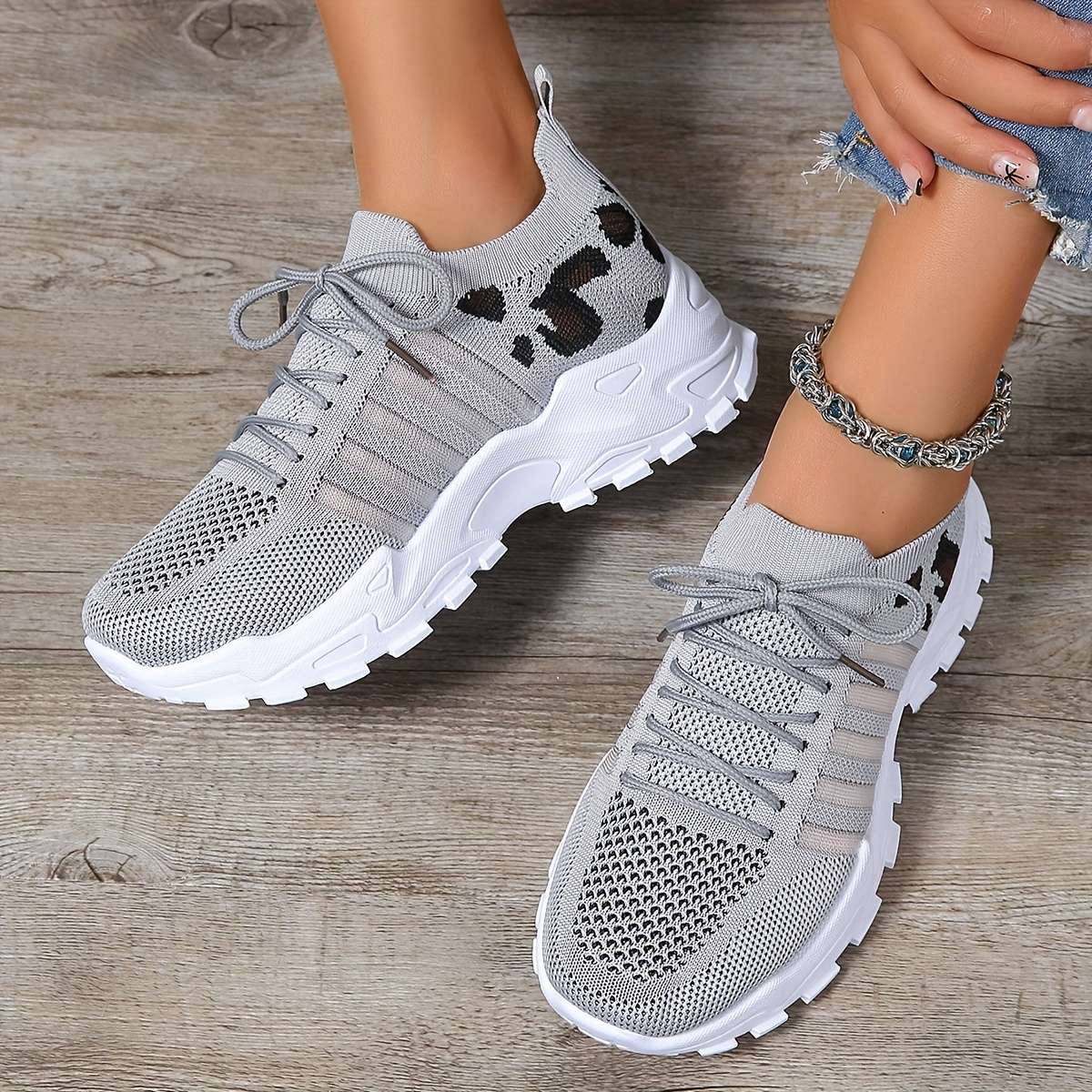 Women S Sneakers Color Grey Sizeuk 5.5